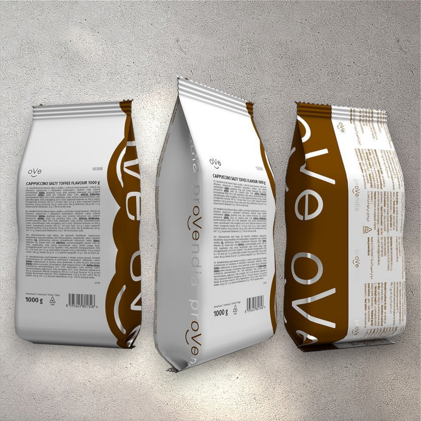 oVe Cappuccino Salty Toffee (slaný karamel) 1000g