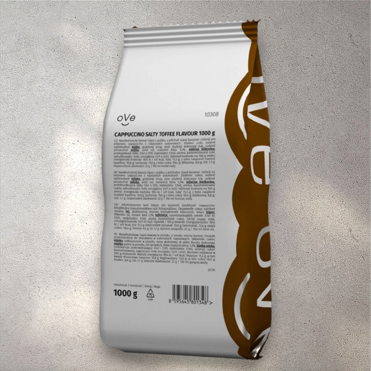 oVe Cappuccino Salty Toffee (slaný karamel) 1000g